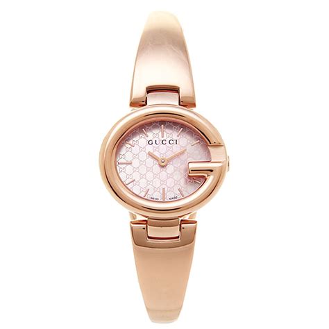 womens rose gold gucci watch